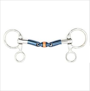 Nouvelle Arrivée : Mors Pelham Articulé en Acier Inoxydable avec Embout en Caoutchouc - Product Image 5