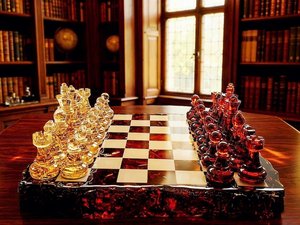 Luxury Resin Chessboard Game Decorative Objects Home Decorative <b>Chess</b> Decoration for Living Room - Product Image 4