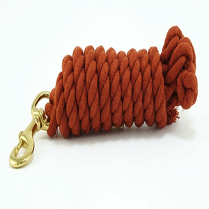 เชือกจูงม้าไนลอนเคลือบพิเศษแบบหนา เชือกจูงม้าผ้าฝ้ายน้ำหนักเบา G.K International Horse Lead Ropes - Product Image 4