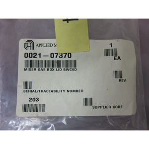 ฝาปิดกล่องแก๊สเครื่องผสม AMAT 0021-07370 รุ่น BWCVD 402044 - อุปกรณ์และอะไหล่เซมิคอนดักเตอร์ระดับโลกที่เชื่อถือได้ - Product Image 5