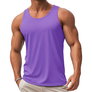 Débardeurs pour hommes sans manches, col rond, vêtements et couleurs personnalisés, débardeurs pour l'été, usage sportif, débardeur pour hommes - Product Image 1