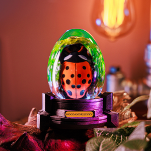 Lámpara de resina personalizada, lámpara de resina, luz nocturna personalizada, lámpara de epoxi de Pokémon, lámpara art déco, regalo personalizado, regalo hecho a mano - Product Image 5