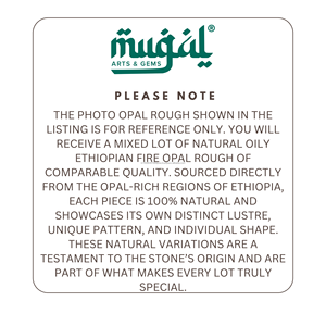 Pierres précieuses en vrac brutes à l'huile d'opale éthiopienne 100% naturelle de qualité supérieure élégante pour la fabrication de bijoux Opale huileuse - Product Image 3