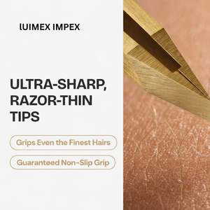 Pinzas para el vello facial de las mujeres, pinzas de precisión para mujeres y hombres, pinzas afiladas inclinadas para cejas - Product Image 5