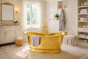 Bañera de cobre, bañera de cobre hecha a mano, bañera de cobre de lujo, bañera de inmersión de cobre, bañera de cobre puro - Product Image 3