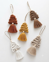 Bestseller Rustikales Jute-Seil Stern Hängedekoration Set Handgefertigte Gewebte Weihnachtsbaum-Deko Bohemian Feiertagsheim-Dekoration Geschenk