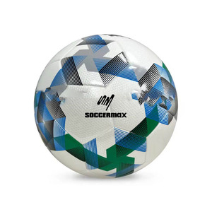 Thermal Bonded Football Size 5 PU Leather Custom Match Soccer <b>Ball</b> Lightweight Eco Friendly Competition Training - Product Image 1