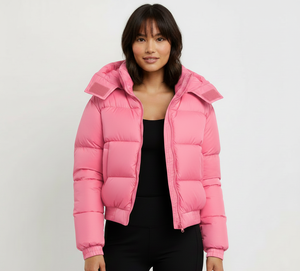 Nuevo Abrigo Acolchado de Invierno para Mujer, de Alta Calidad, Casual, Impermeable, Transpirable, Ecológico, con Forro de Algodón, Bordado y Resistente al Viento - Product Image 1