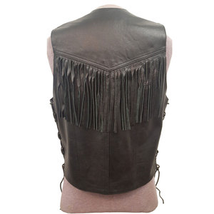 Chaleco de Traje de Cuero de Ante para Hombre, Estilo Vaquero Occidental, Casual, de Un Solo Botón, Chaleco de Alta Calidad Hecho a Medida, Nuevo Estilo 2026 - Product Image 2