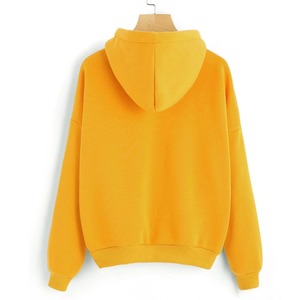 women hooded <b>sweatshirt</b> with <b>long</b> sleeves pullover style soft fabric simple casual design for everyday autumn outfits - Product Image 4