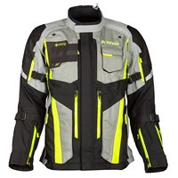 Veste Badlands Pro pour homme, imperméable, à blocs de couleur, pour moto, manches longues, imprimé numérique, gris, noir, jaune fluo, toutes saisons