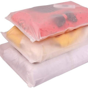 in Stock Reusable Zipper Bags Customizable Waterproof Ziplock for Clothes and Socks Packaging Own Brand Logo - Product Image 4