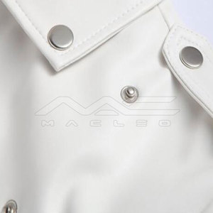 Refined <b>Men</b> Outerwear Genuine Leather <b>Jacket</b> Long Sleeve Front Zip Casual <b>Smart</b> Winter Clothing - Product Image 5