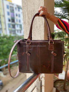 Nouveau véritable fait à la main usiné aztèque en cuir sacs fourre-tout femmes élégant sac à provisions élégant Style Vintage parfait accessoire sacs en cuir - Product Image 2