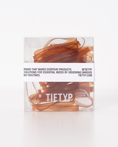 ยางรัดผม TIETYP สีพื้น เรียบง่าย ทันสมัย ใช้ได้ทุกวัน สำหรับผู้หญิง บรรจุกล่อง ผลิตในเกาหลี - Product Image 1