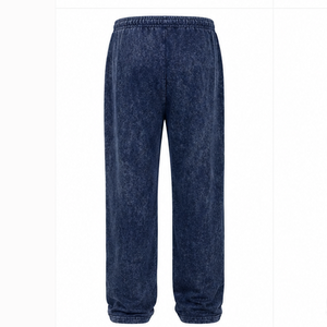 Pantalon en coton délavé à l'acide, coupe ample, style vintage, jogger décontracté unisexe, streetwear, vente en gros, fabricant de vêtements - Product Image 4