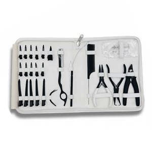 Kit de pinces professionnelles robustes pour extensions de cheveux, ensemble complet d'outils pour extensions de cheveux, pour le coiffage et l'installation en salon, tendance du moment - Product Image 6