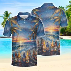 Camiseta Polo de Poliéster para Hombre, Estampada, Informal, para Fiestas, Diseño Personalizado a Todo Color, Transpirable - Product Image 2