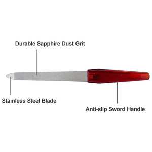 Lime à ongles extra-longue pour un limage plus rapide Lime à ongles en bois écologique pour un soin naturel des ongles - Product Image 2