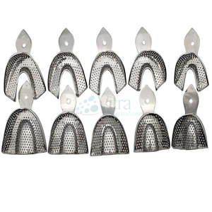 Plateaux d'empreinte dentaire en acier inoxydable, porte-dents, plateaux d'empreinte dentaire très demandés - Product Image 6