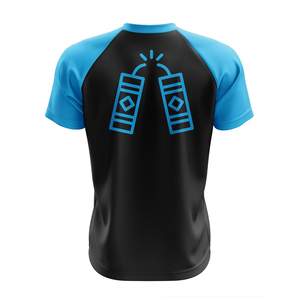 Chemises à manches courtes pour hommes, style grande taille, col en V, couleur unie, logo personnalisé de haute qualité, t-shirt en coton uni pour hommes, col en V - Product Image 2