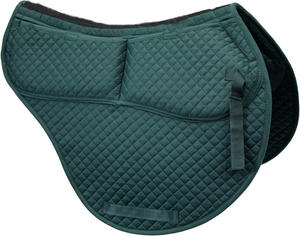Tapis de selle pour cheval à contour personnalisé, le plus vendu, en mousse à mémoire de forme, absorbant les chocs, en polaire, pour l'équitation, usine OEM - Product Image 1