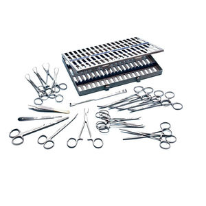 Ensemble d'instruments chirurgicaux de laparotomie de base pour interventions manuelles en chirurgie générale, classe II - Product Image 2
