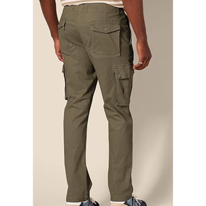 Pantalon cargo slim fit extensible pour homme avec plusieurs poches pour les occasions décontractées, le travail, les voyages et les activités de plein air - Product Image 3