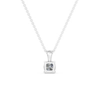 Collier en argent 925 avec diamant de laboratoire certifié IGI, fabricant de bijoux fins éthiques, vente en gros RJC OEM ODM NK706455