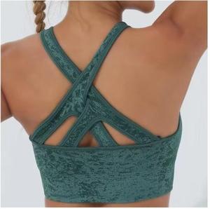Sujetador deportivo de fitness de la mejor calidad, nuevo diseño, ropa de gimnasio, yoga, ligero y transpirable, sujetador deportivo para mujer, ajuste seguro AI-WSB-005 - Product Image 6