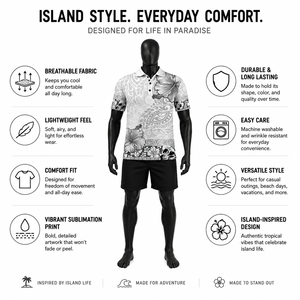 2026 New Arrival Custom Polynesian Tribal Print <b>Polo</b> <b>Shirt</b> Breathable Casual Summer Short Sleeve <b>Shirt</b> Wholesale Factory Direct - Product Image 5