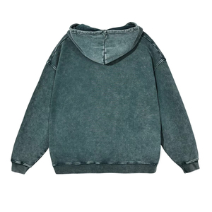 Sudadera con Capucha para Hombre, Lavado Ácido, con Logotipo Personalizado, Alta Calidad, Venta Directa de Fábrica, Precio Accesible, Último Estilo - Product Image 3