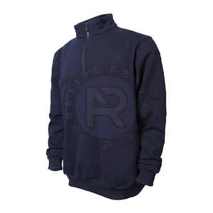 <b>Men</b> Quarter Zipper Sweatshirt Premium Quality Long Sleeve Casual <b>Pullover</b> Top Comfortable Warm Fleece Sports Outdoor Fitness - Product Image 3
