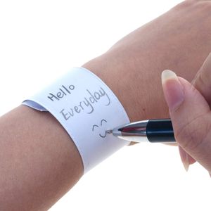 2025 60 PCS DIY Pulseras blancas en blanco Slap para pintar favores de fiesta - Product Image 5