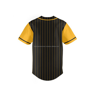 Maillots de baseball et de softball personnalisés à manches courtes 2024, 100% polyester, séchage rapide, respirants, vêtements de sport, prix de gros - Product Image 3