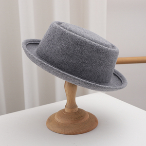 Classic Western Cowboy Short Brim <b>Hat</b> for Men and Women Vintage Ranch Rodeo Outdoor Fashion Felt Style Cap - Product Image 4