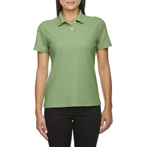 เสื้อโปโลผู้หญิง สไตล์ลำลอง ลายสก็อต ผลิตจากโรงงาน รับผลิตเสื้อกอล์ฟแบบเรียบๆ แบรนด์ตามสั่ง สีพื้น แห้งเร็ว - Product Image 3