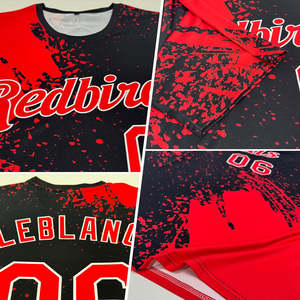 เสื้อเบสบอลแบบซับลิเมชั่น สไตล์สั่งทำพิเศษ เนื้อผ้านุ่ม ระบายอากาศดี ชุดกีฬา ชุดแข่งขัน รับผลิตแบบ OEM จำนวนมากจากโรงงาน - Product Image 6