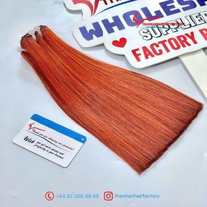 超双色骨直越南发骨直高品质无脱落人发延伸假发 - Product Image 3