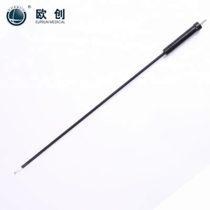Electrodo de Gancho <span class=keywords><strong>Monopolar</strong></span> Reutilizable Euprun para Laparoscopia, Electrodo de Coagulación de 5 mm y 10 mm, Orificios de Gancho Eléctrico Personalizados - Product Image 3