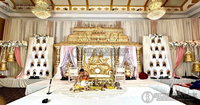Mandap en fibre Swaran Rajwada pour mariage, décoration durable