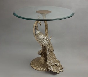 Gold Plated Pineapple Stand <b>Side</b> <b>Table</b> For Home Livingroom Use Hotel Villas Decorative <b>Side</b> And End <b>Table</b> With <b>White</b> <b>Marble</b> Top - Product Image 2