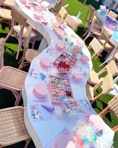 Sillas Infantiles de Ratán Hechas a Mano al por Mayor para Eventos de Boda, Fiestas de Cumpleaños y Decoración Elegante para Fiestas Infantiles - Product Image 2