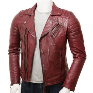 2025 Best-seller Veste en cuir de moto marron personnalisée pour hommes Respirant Casual Street Wear OEM Design - Product Image 5
