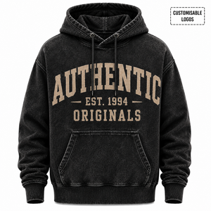 Sudaderas con Capucha Personalizadas para Hombre, Estilo Vintage, Lavado Ácido, Efecto Desgastado, 100% Algodón, Felpa, Calidad Premium 2026 - Product Image 3