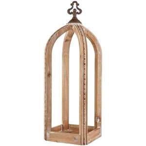 Portavelas y faroles de madera artesanales para bodas y eventos, soporte de velas de té estilo rústico premium para decoración del hogar y mesa. - Product Image 4
