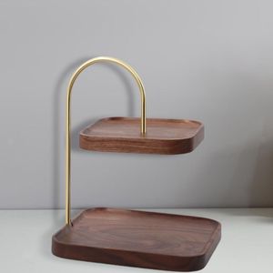 Antique Style Two Tier Wooden <b>Cake</b> Stand For <b>Wedding</b> Dessert Table Decoration And Cupcake Display - Product Image 5