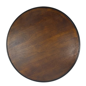 <b>Black</b> <b>Round</b> <b>Side</b> <b>Table</b> Metal Accent <b>Table</b> Modern Tea <b>Table</b> for Living Room Bedroom Hotel - Product Image 3