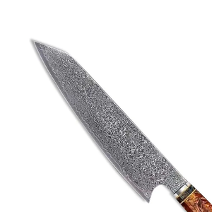 Couteau de Chef Artisanal Premium LEGACY BLADES en Acier Damas 67 Couches VG10, Manche en Bois et Résine, Ambidextre, Écologique, Compatible Lave-Vaisselle - Product Image 3
