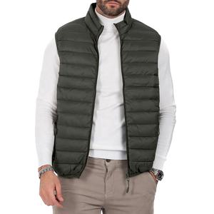 Job OutWear, chaqueta sin mangas ligera transpirable de calidad cálida, chaleco acolchado de plumón de pato para hombre de Invierno para mujer, algodón - Product Image 5